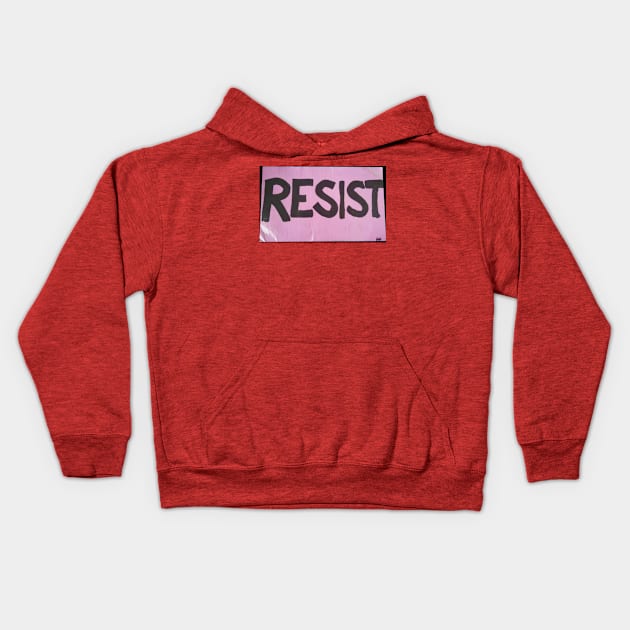 RESIST 1/21/17 - Back Kids Hoodie by Blacklivesmattermemorialfence